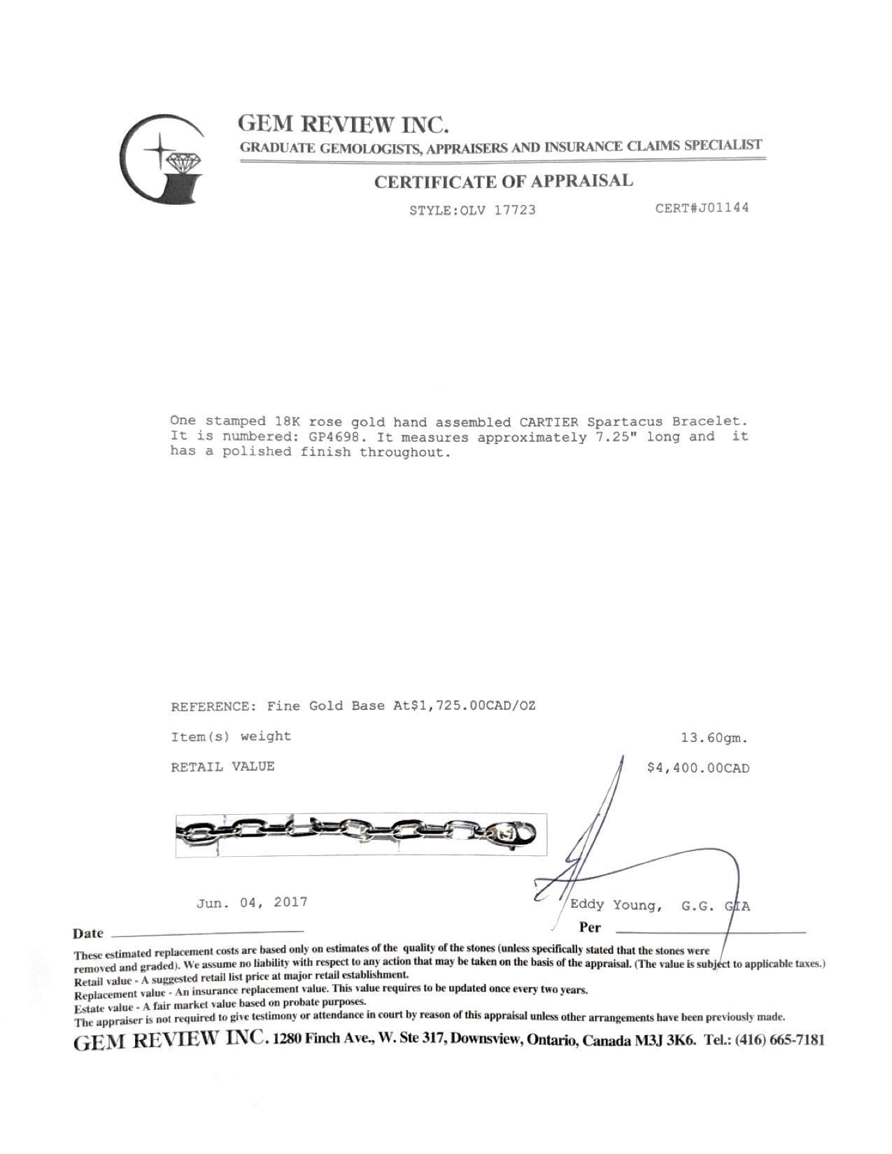 Cartier Spartacus Bracelet