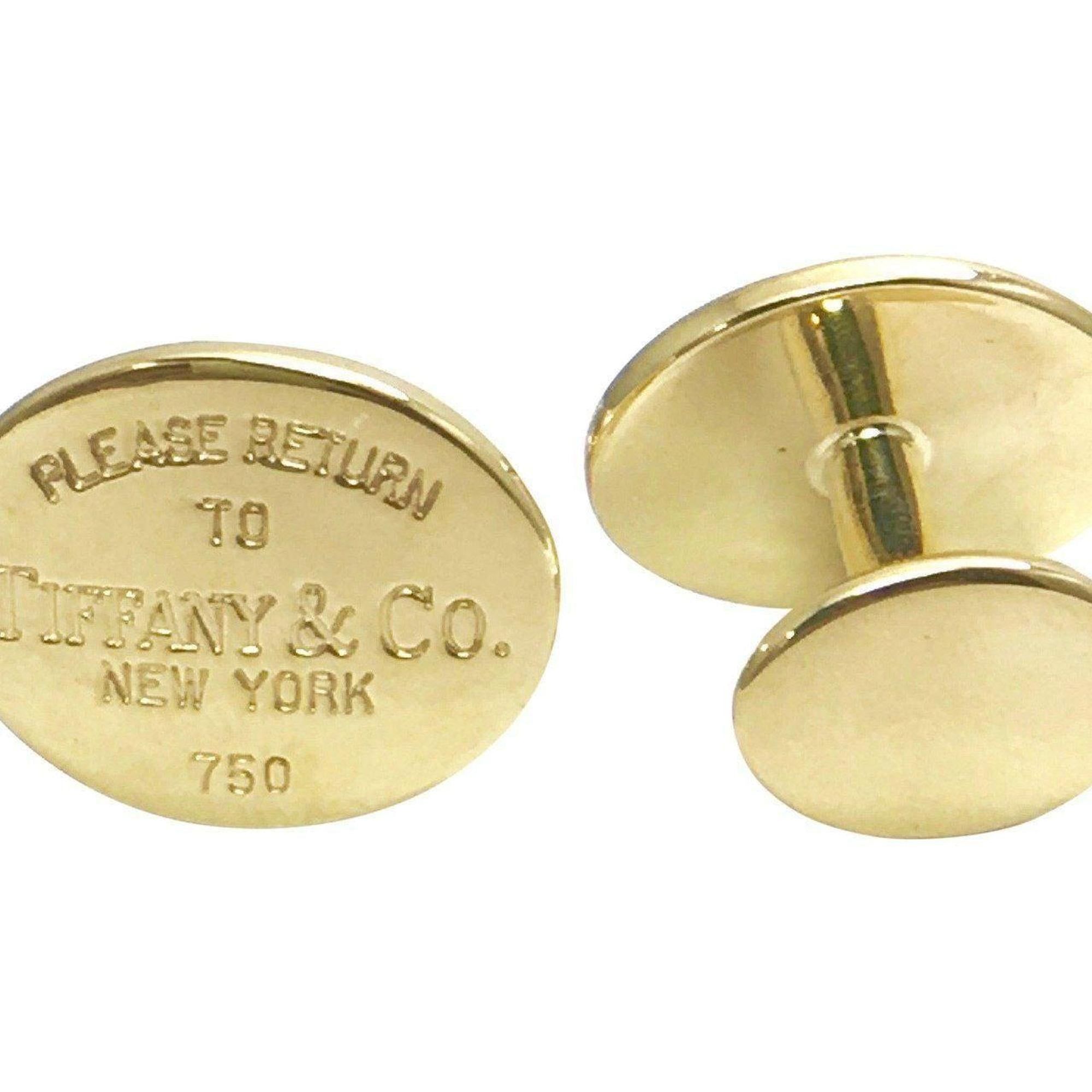 18 Karat Yellow Gold Tiffany & Co. Cufflinks