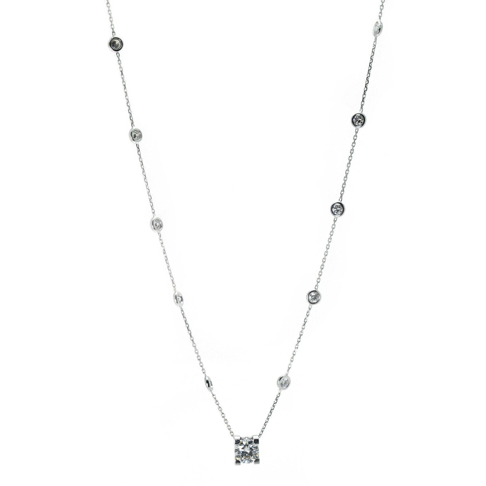 18K Cartier C de Cartier Diamond Necklace