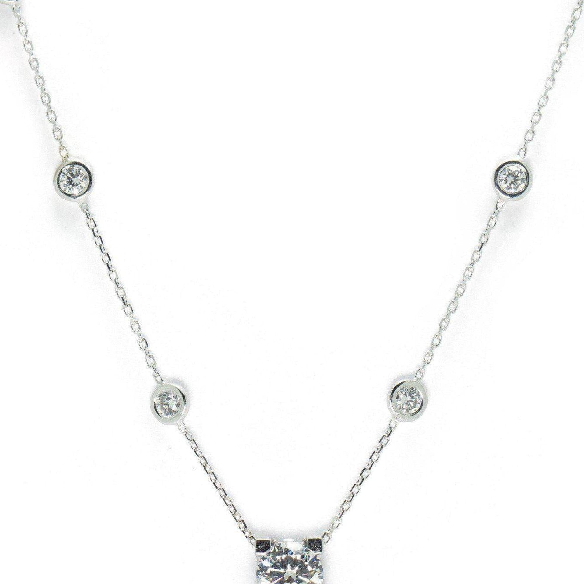 18K Cartier C de Cartier Diamond Necklace