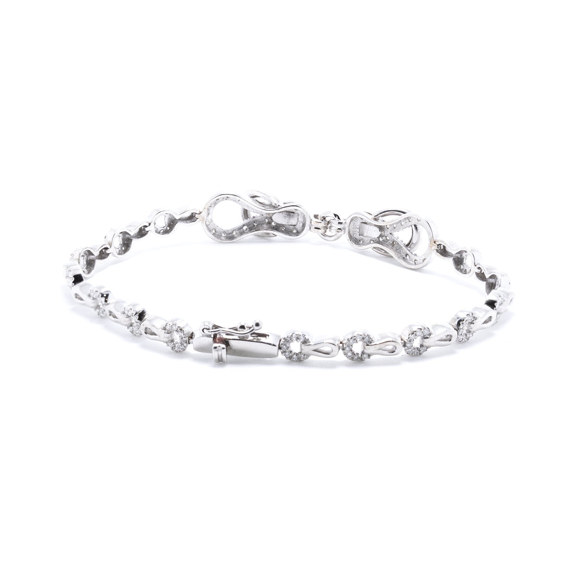 18k White Gold Diamond Bracelet