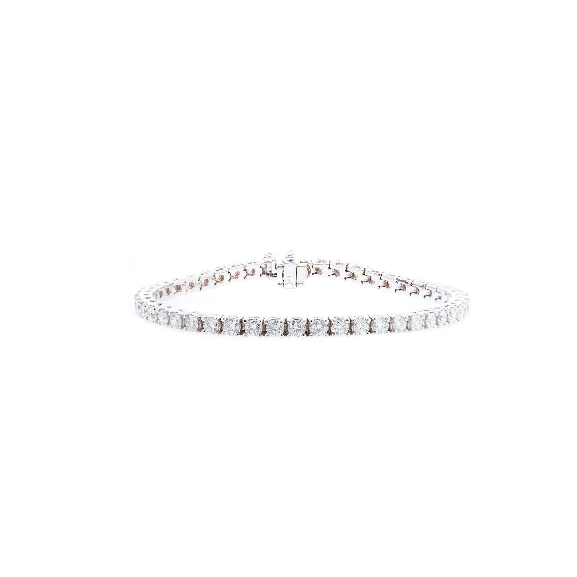 18k White Gold Diamond Tennis Bracelet