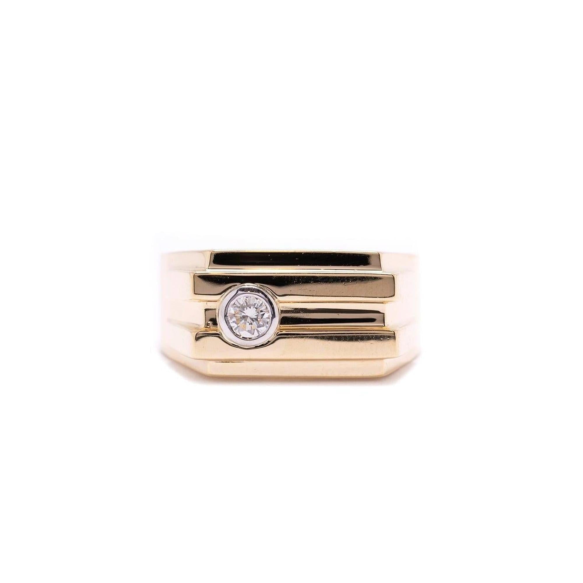 18k Yellow Gold Diamond Ring