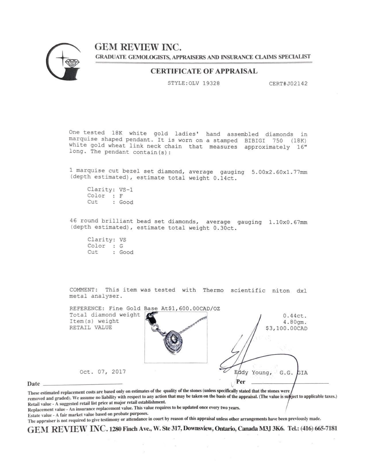 Diamond Pendant Necklace