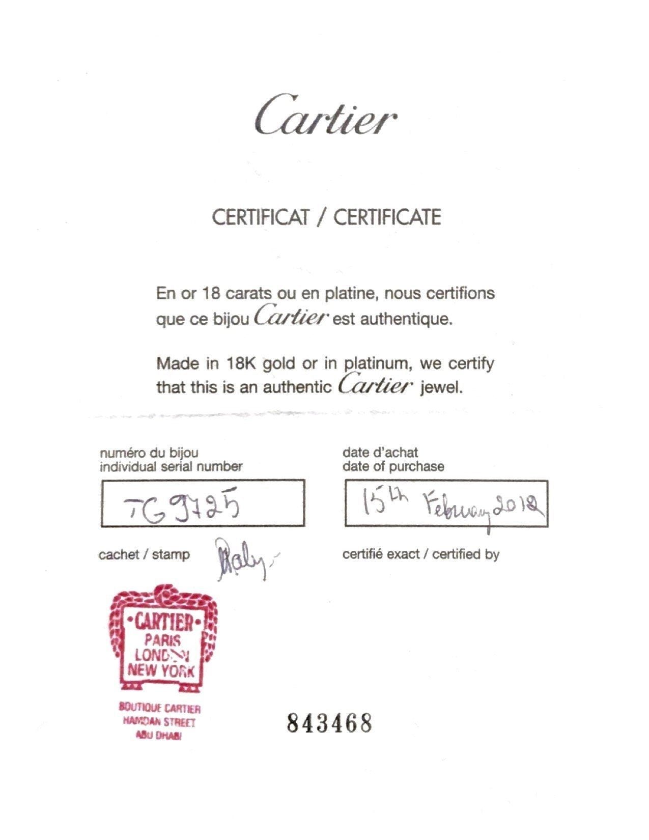 Cartier Love Earrings