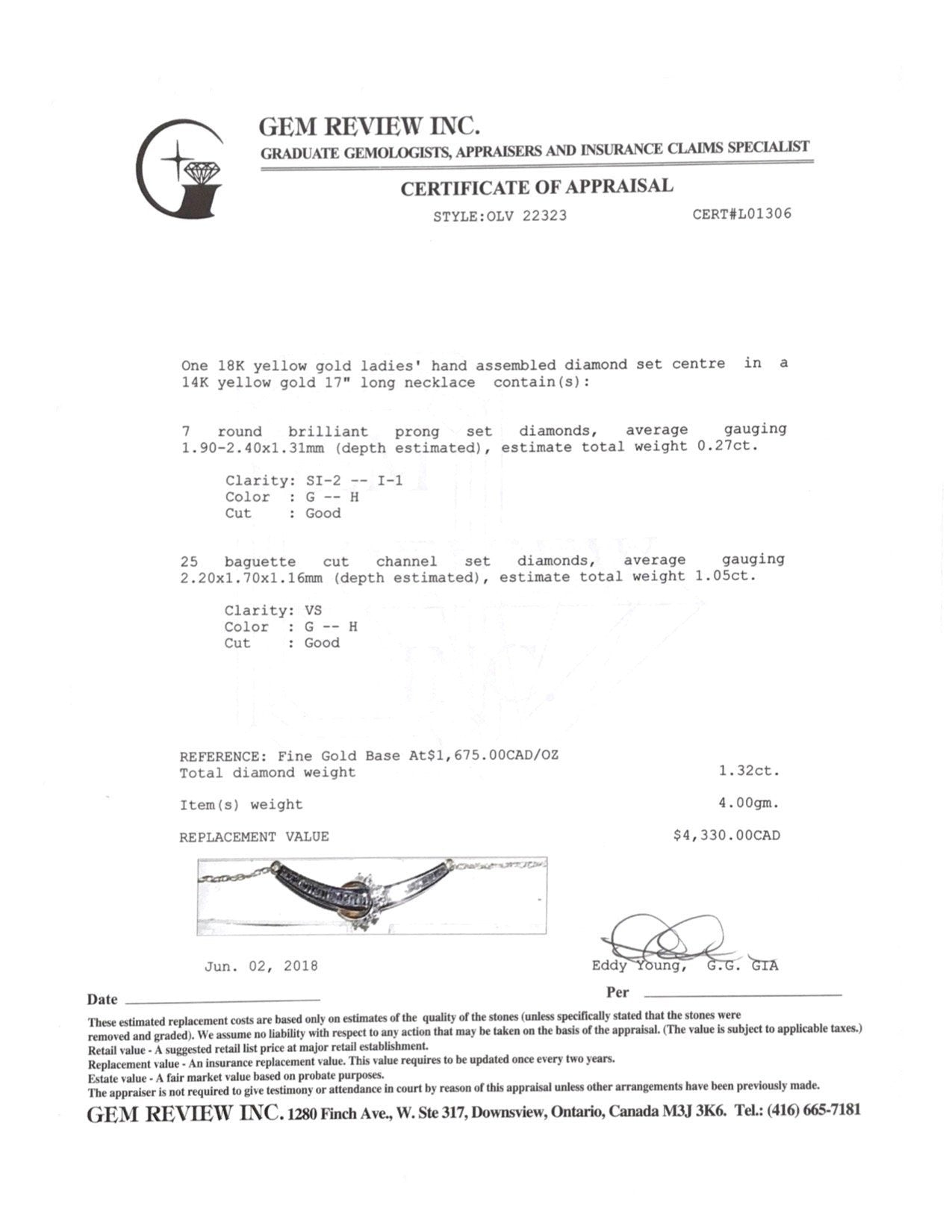 Diamond Pendant Necklace