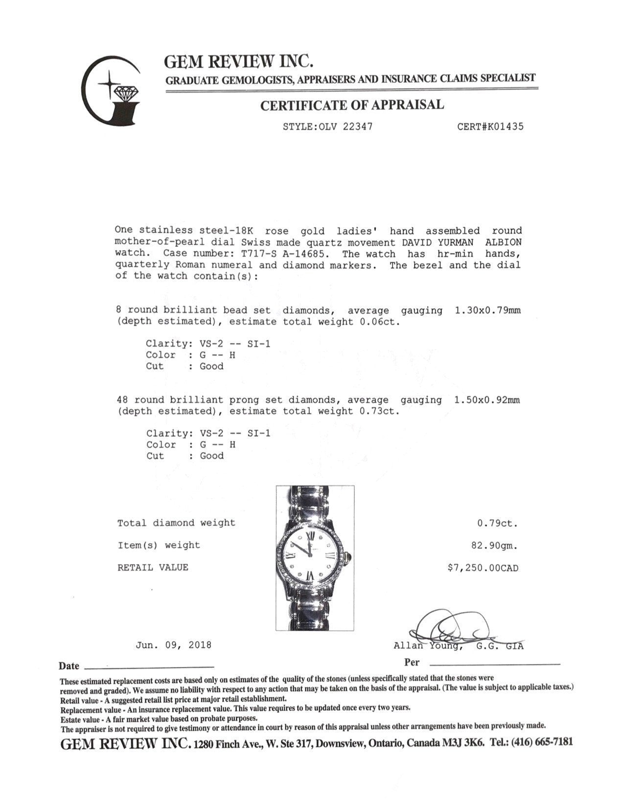 David Yurman Diamond Classic 30MM Quartz Watch