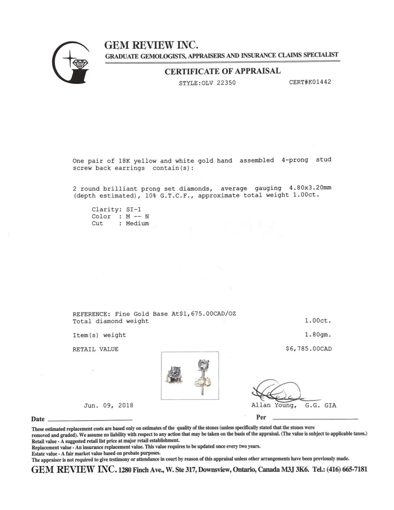 Diamond Stud Earrings