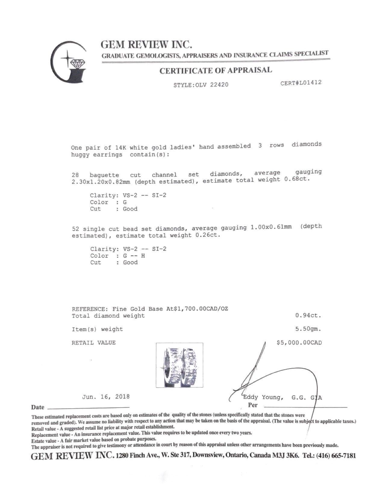 Diamond Huggy Earrings