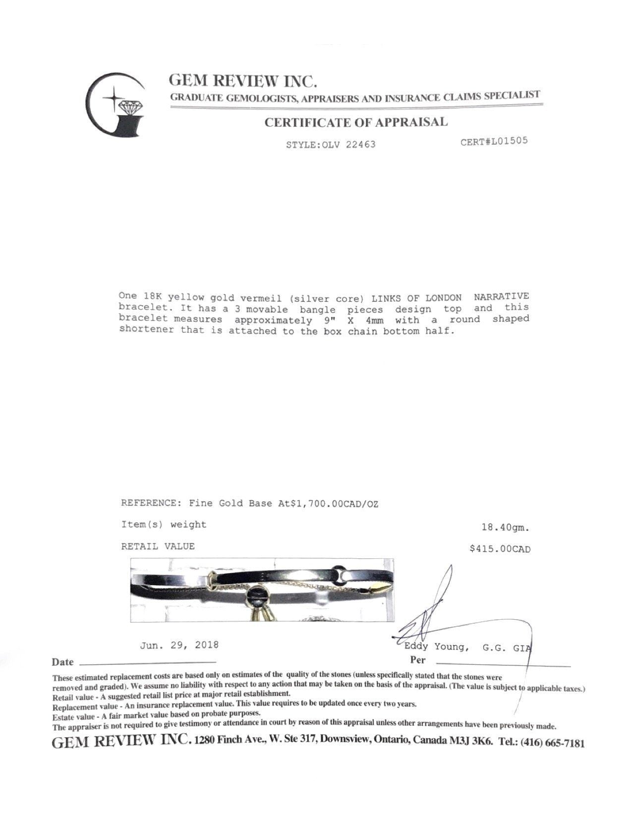 Links of London Narrative Bracelet