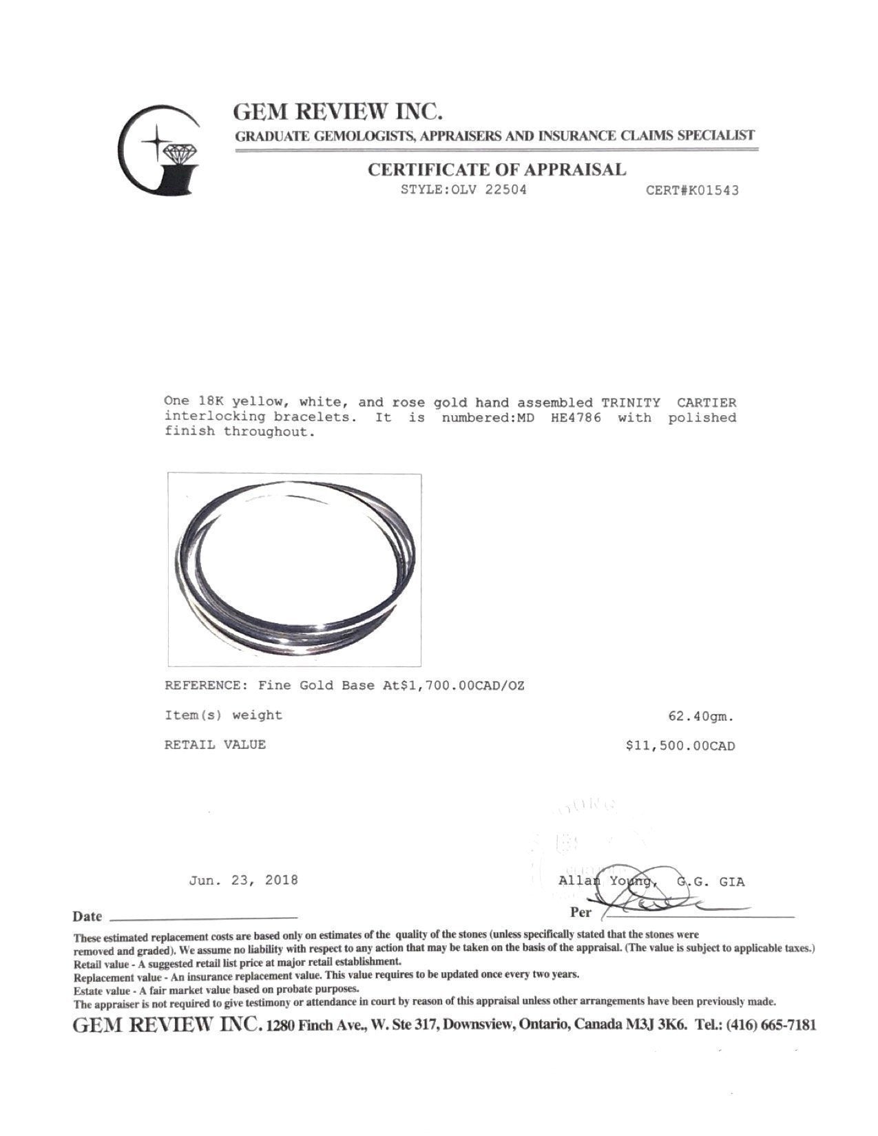 Cartier Trinity Bracelet