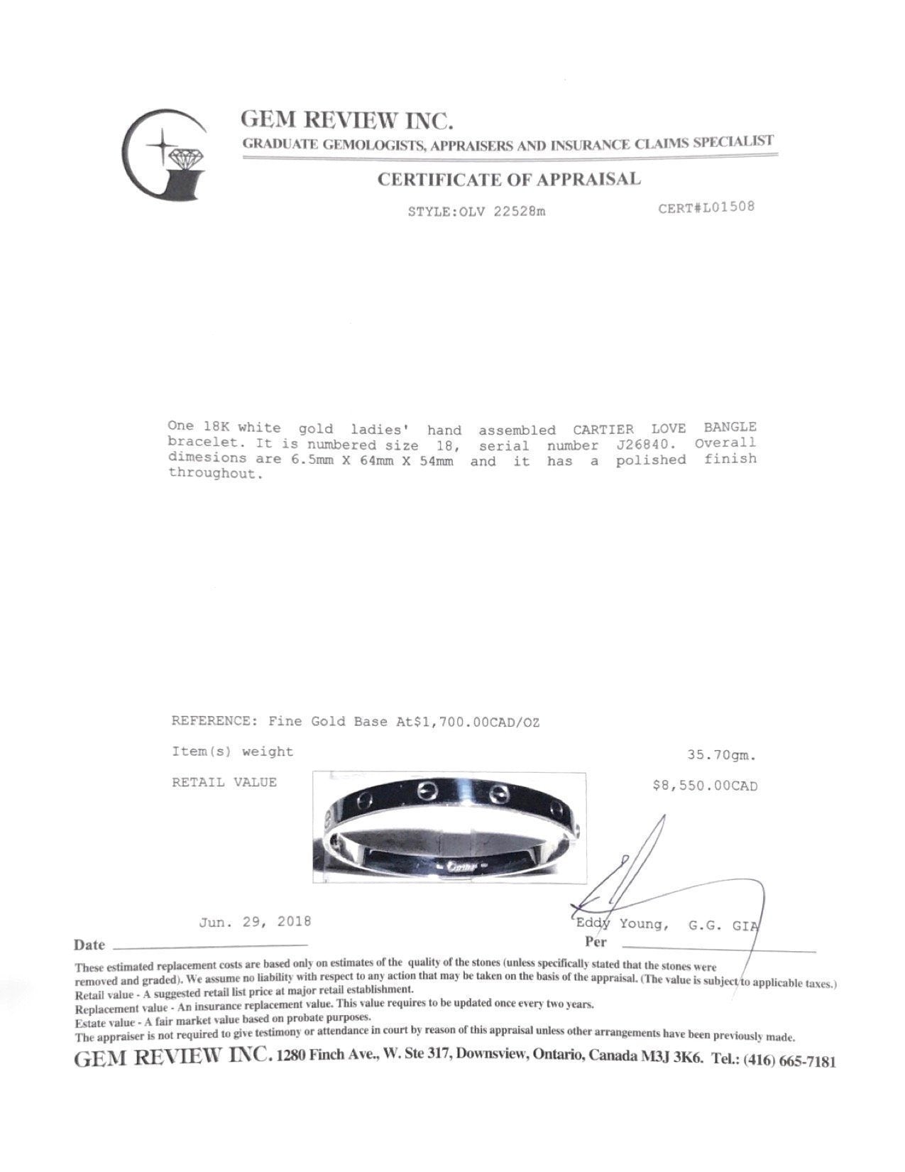 Cartier Love Bracelet