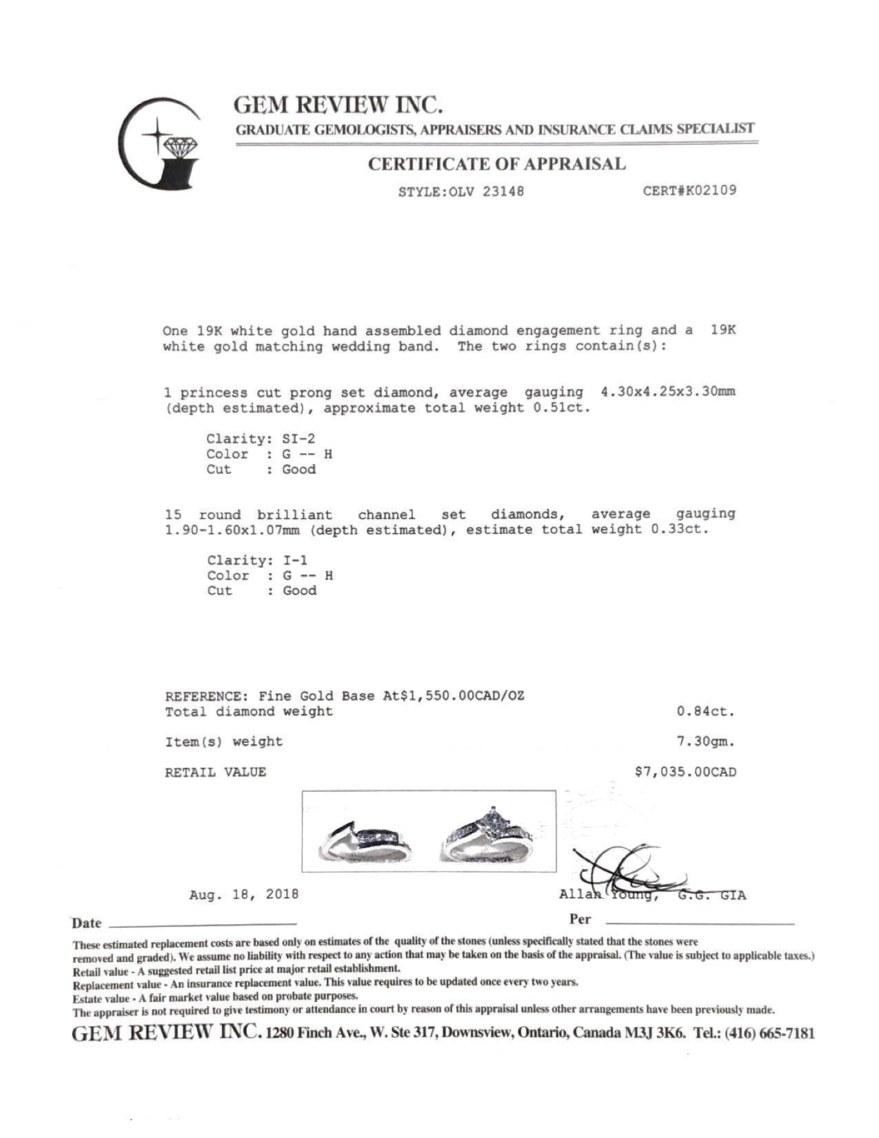 Diamond Engagement Ring Set