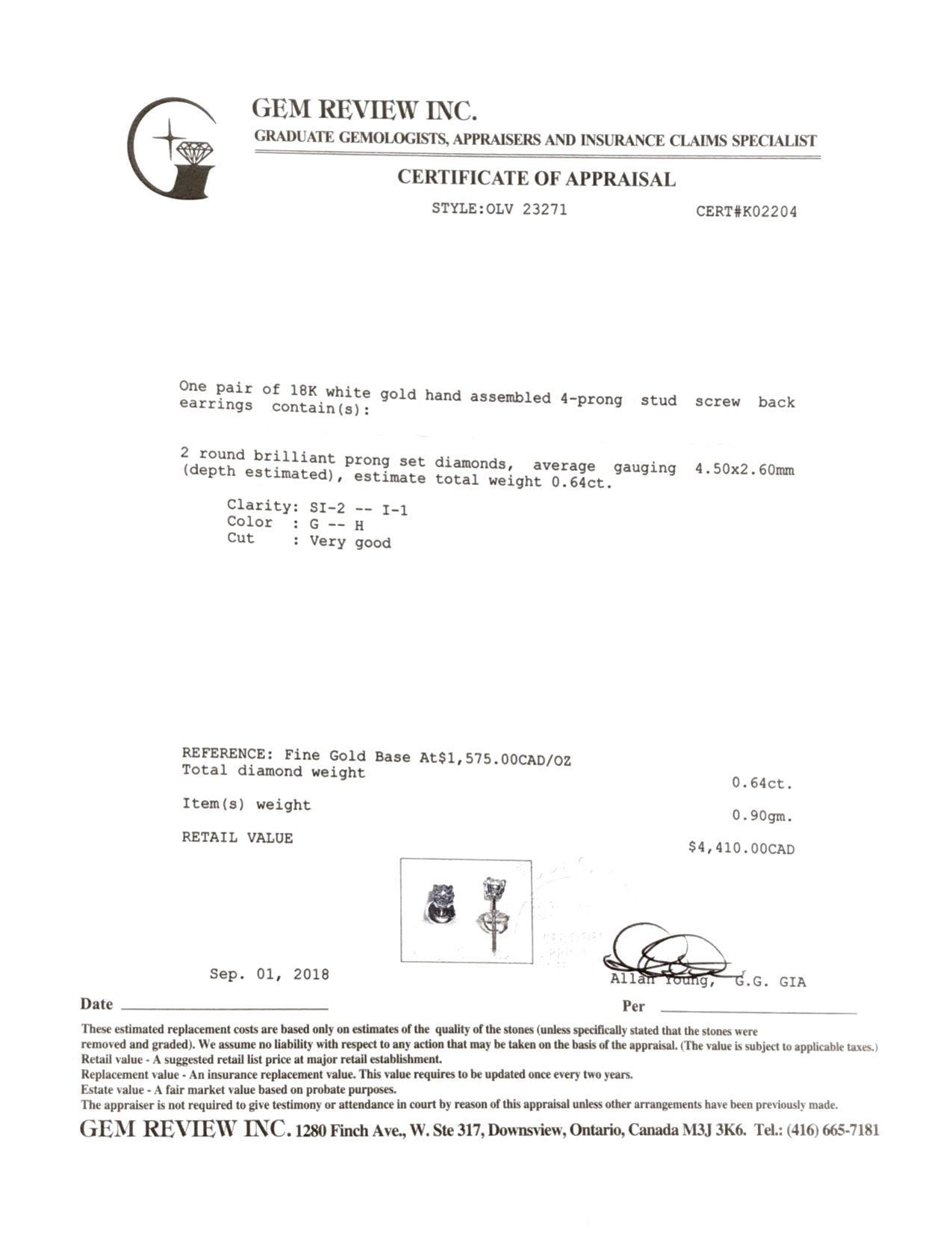 Diamond Stud Earrings