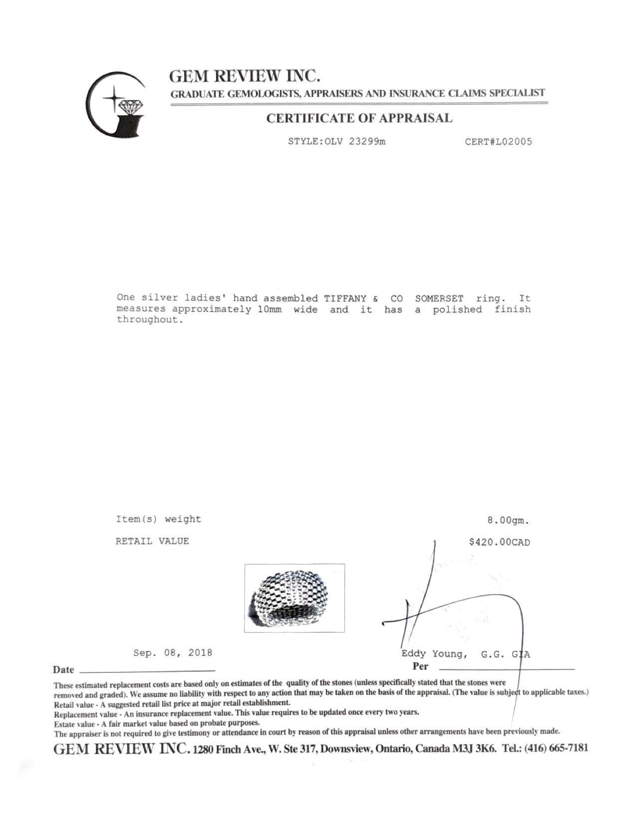 Tiffany & Co. Somerset Ring