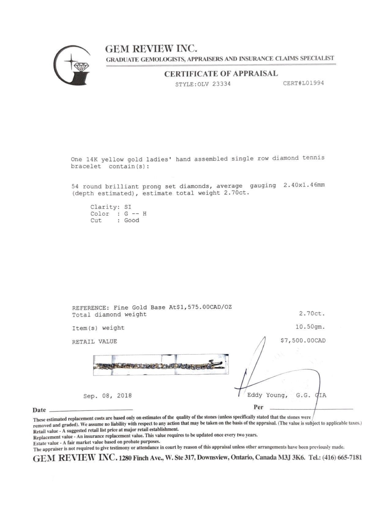 Diamond Tennis Bracelet