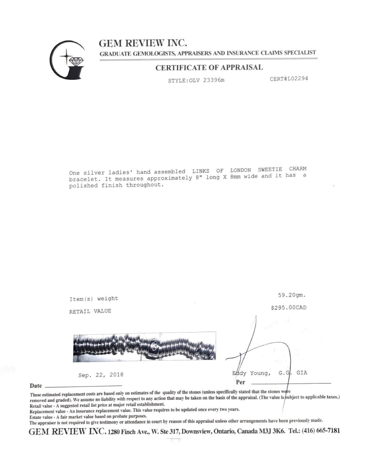 Links of London Sweetie Charm Bracelet