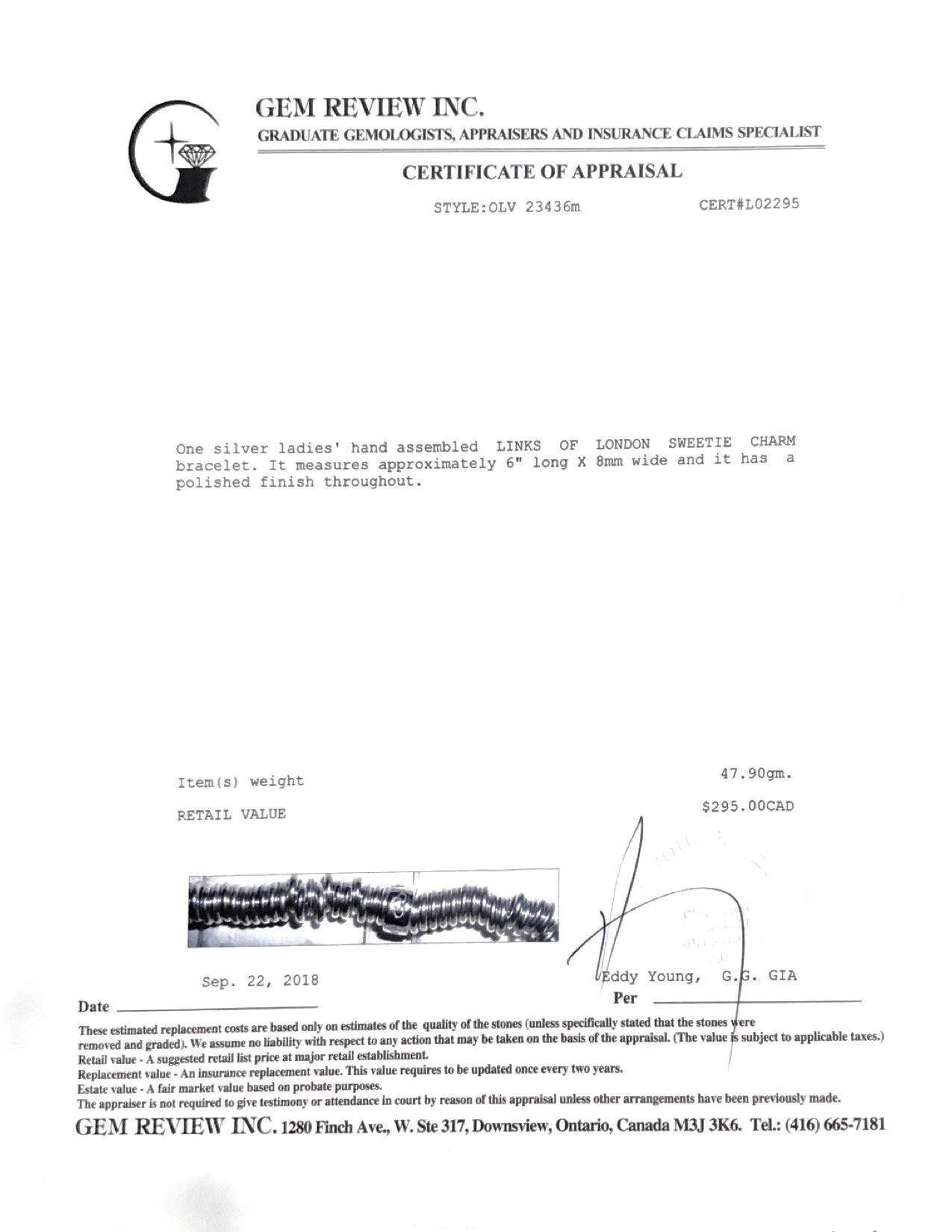 Links of London Sweetie Charm Bracelet