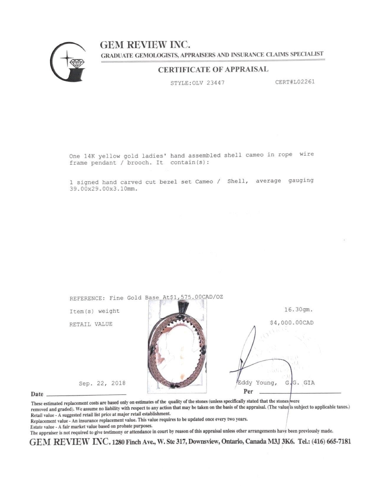 Antique Cameo Brooch/Pendant