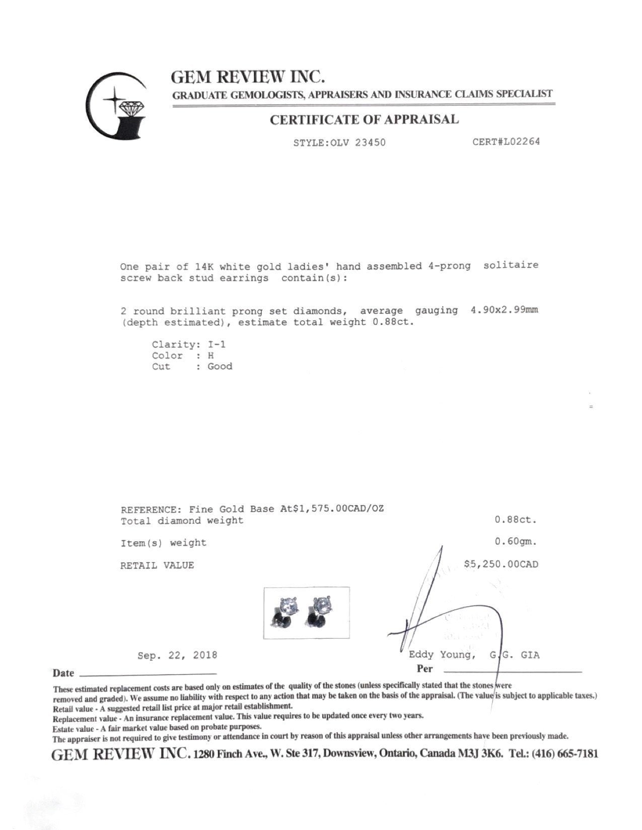 Diamond Stud Earrings