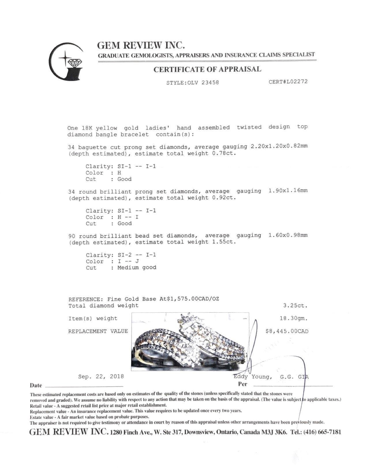 Diamond Bangle Bracelet