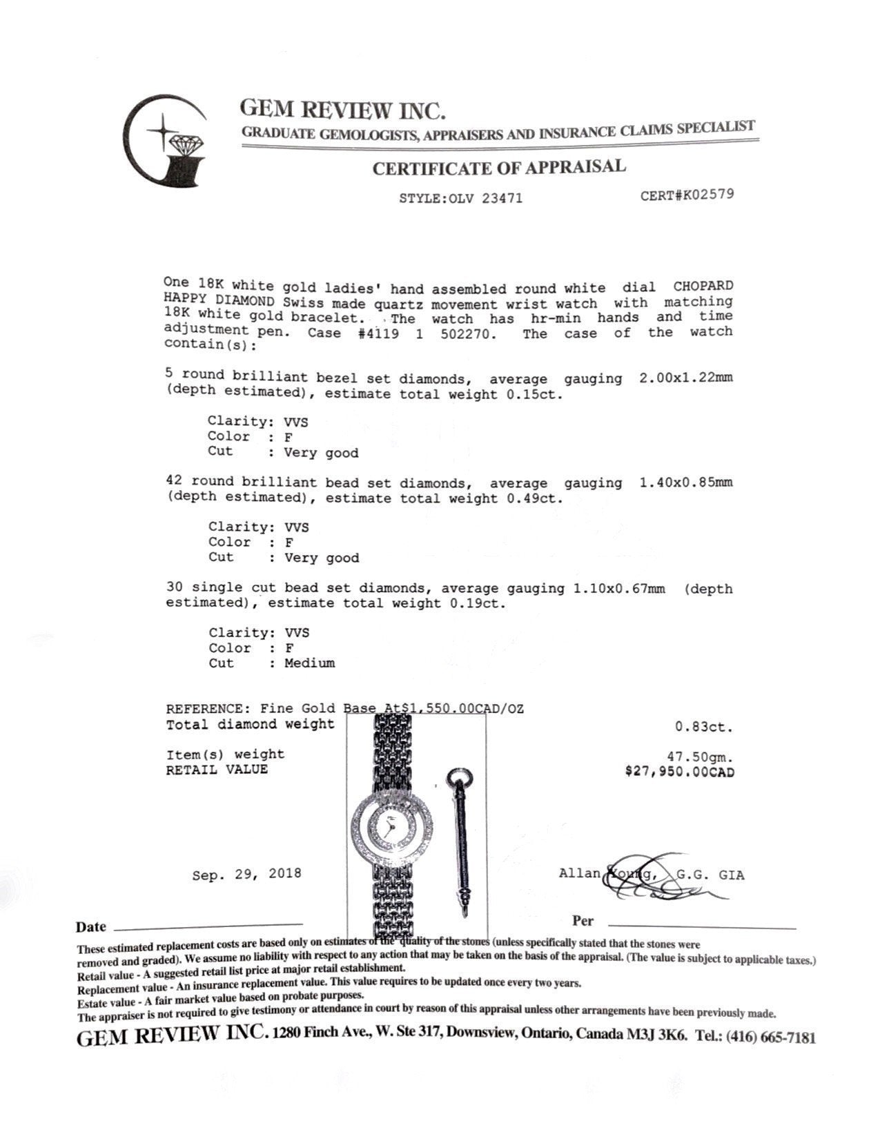 Chopard Happy Diamonds Icons Watch