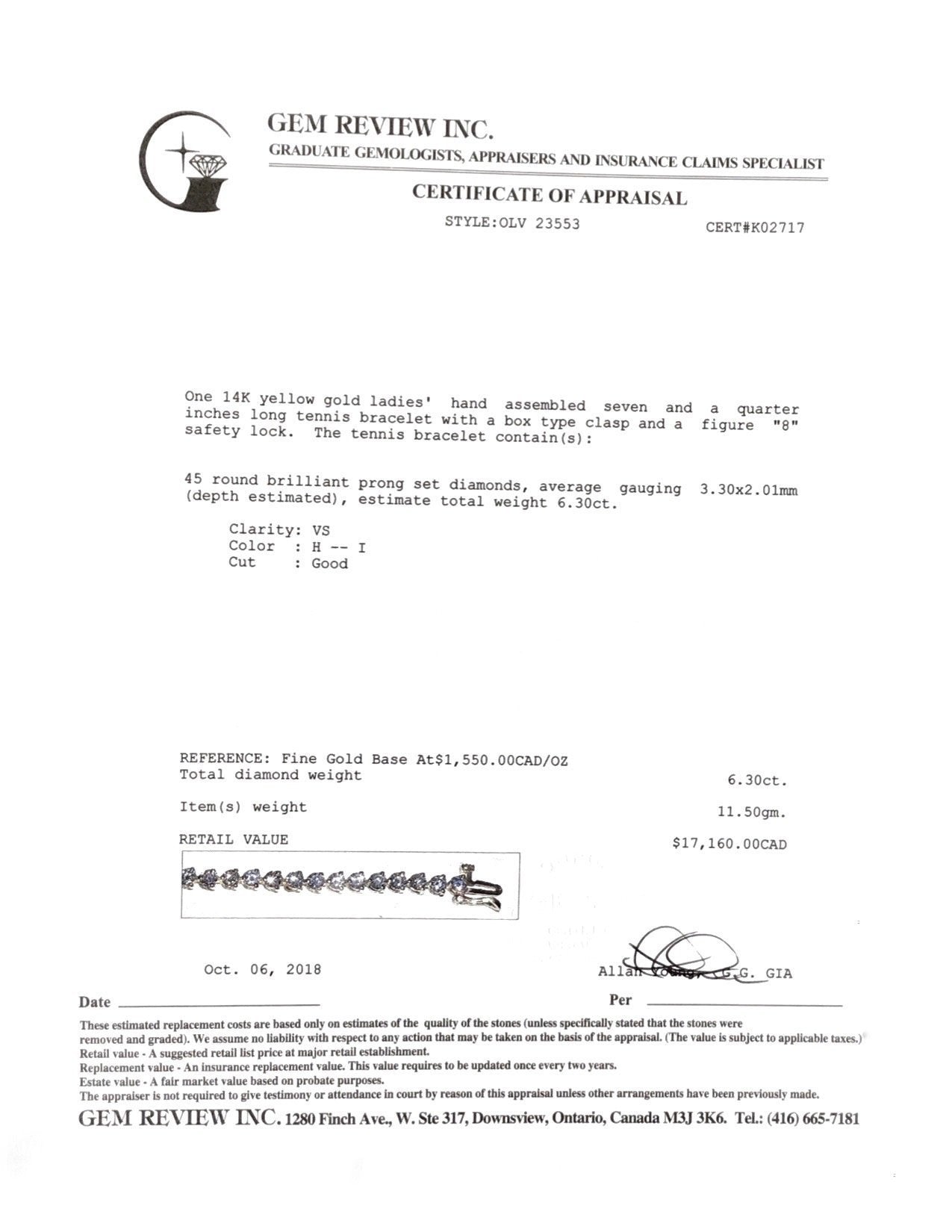 Diamond Tennis Bracelet