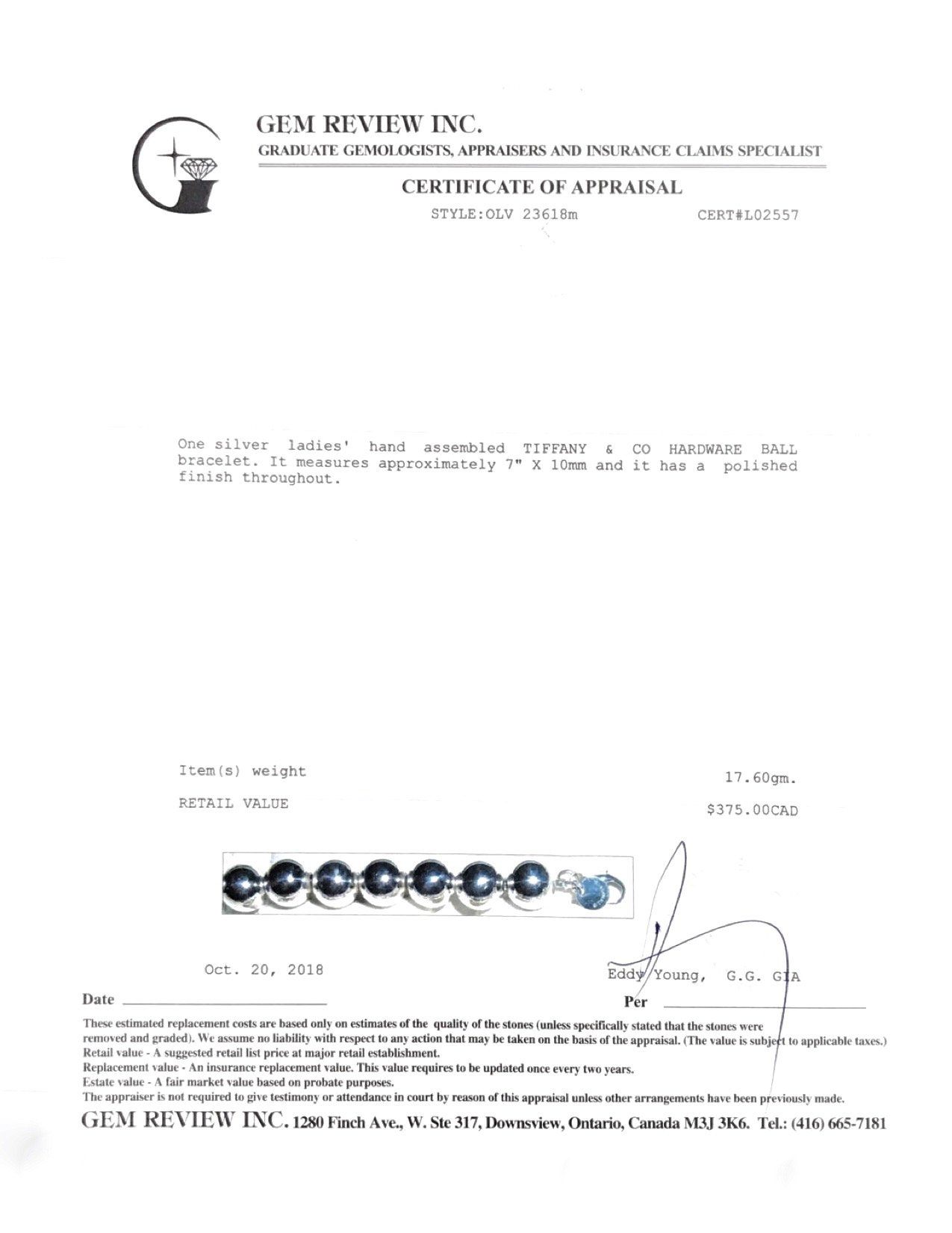 Tiffany & Co. HardWear Ball Bracelet
