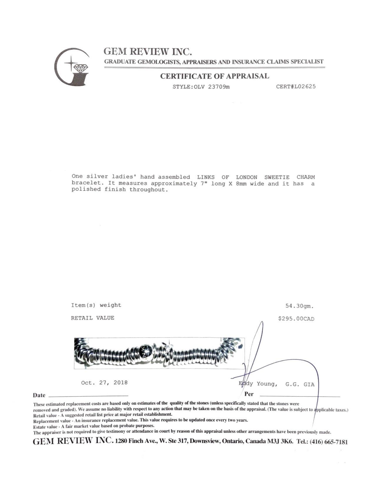 Links of London Sweetie Charm Bracelet