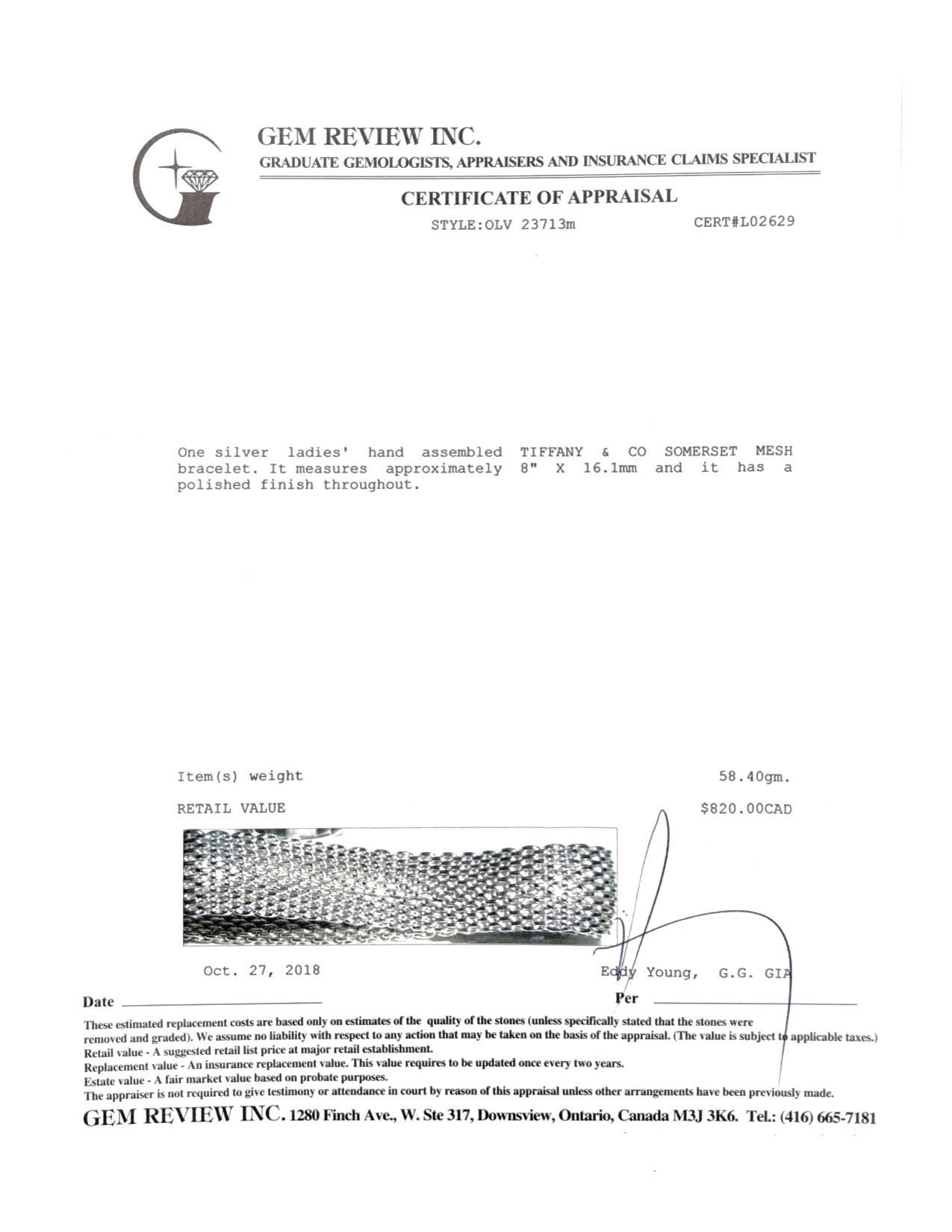 Tiffany & Co. Somerset Bangle