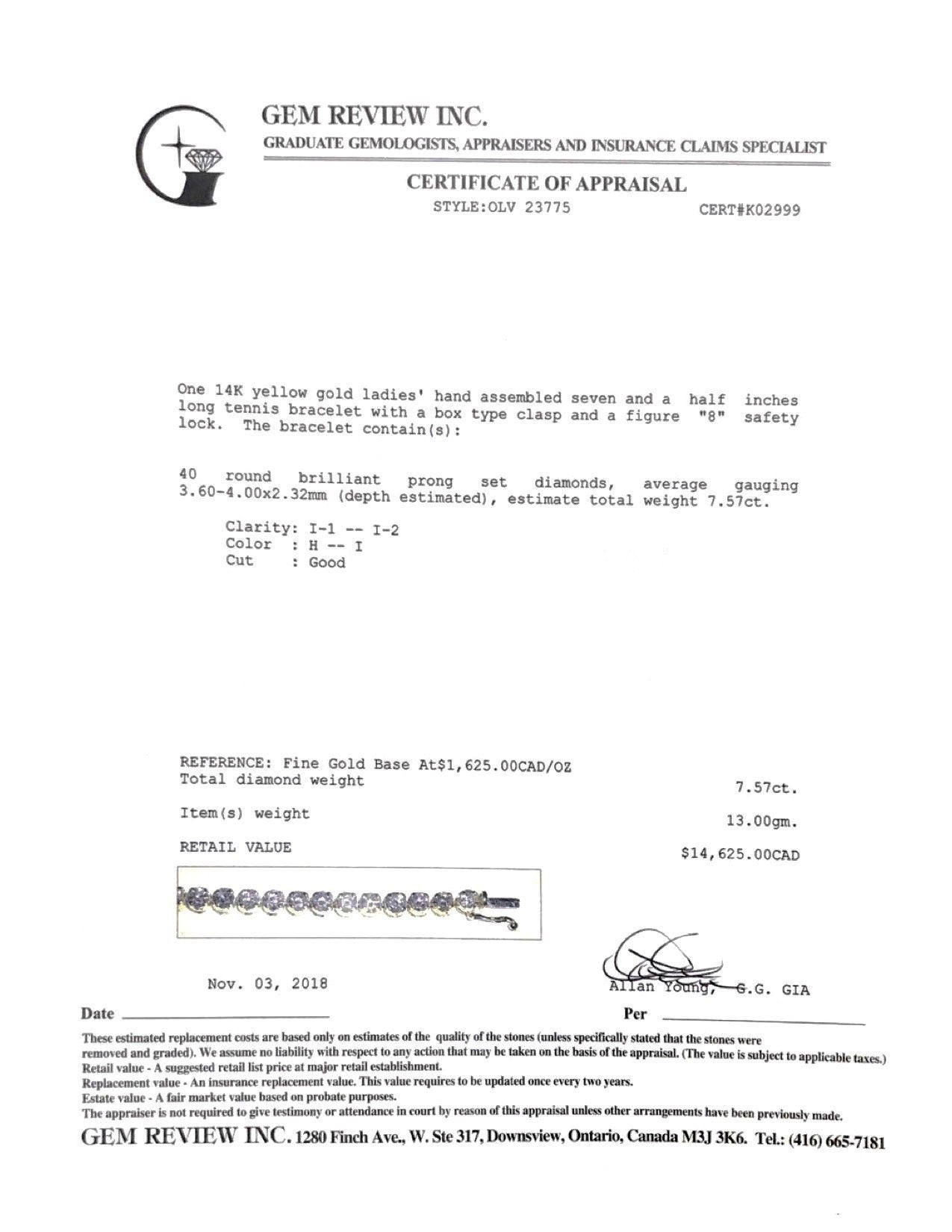 Diamond Tennis Bracelet