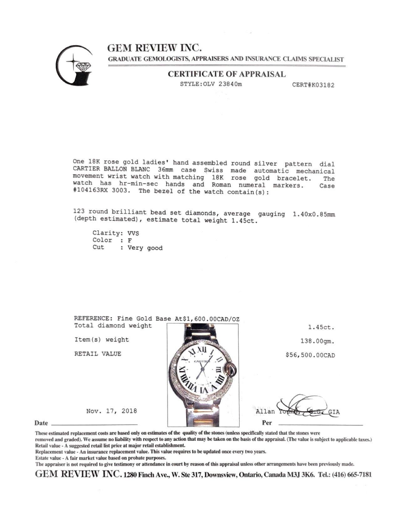 Cartier Ballon Bleu Watch