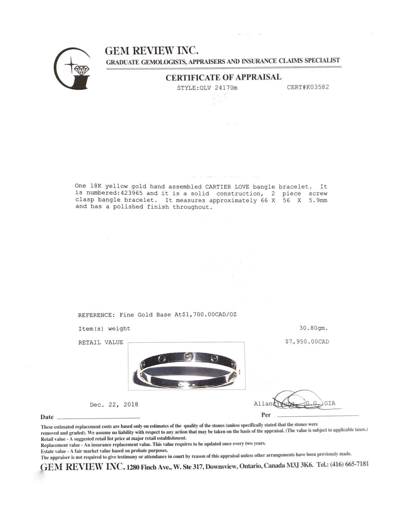 Cartier Love Bracelet