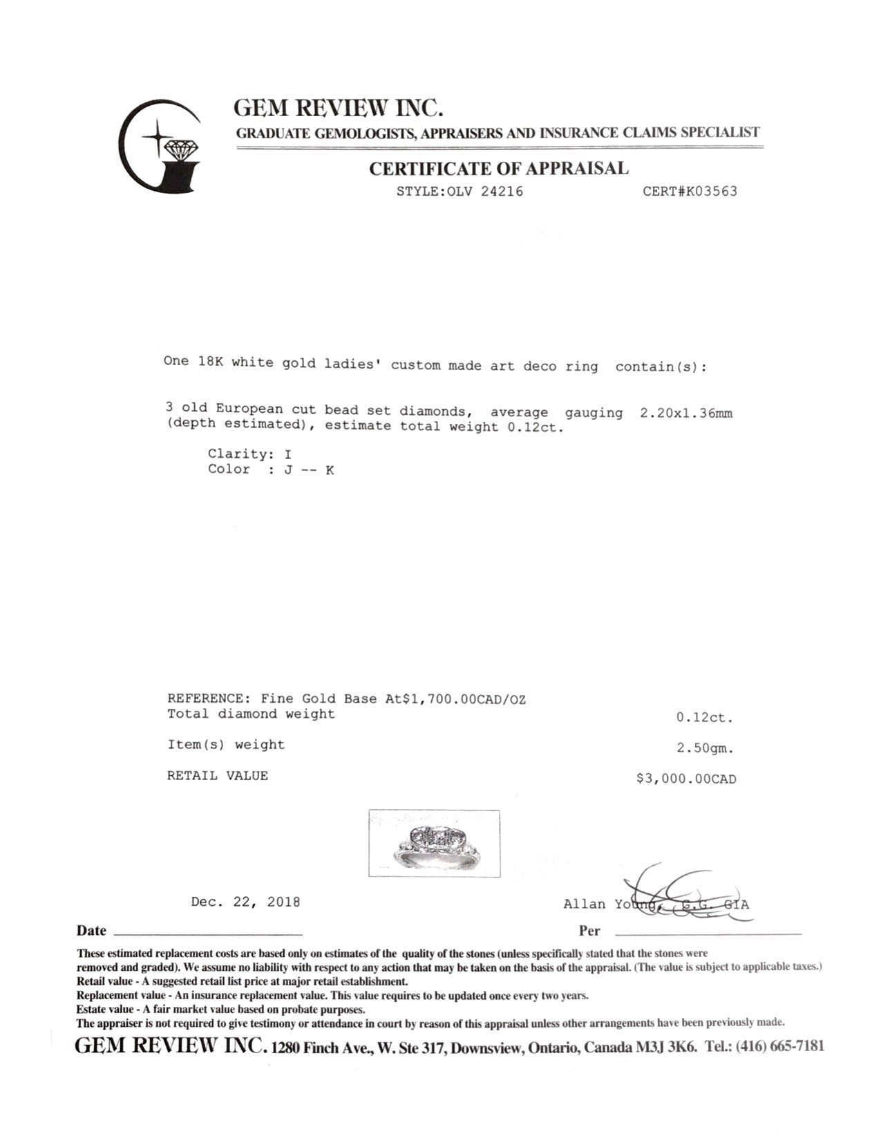 Antique Art Deco Diamond Ring