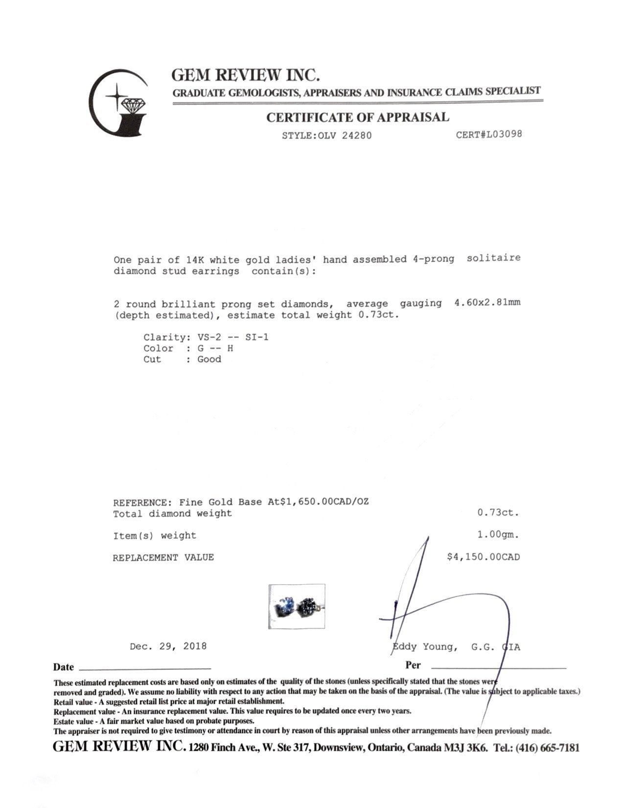 Diamond Stud Earrings