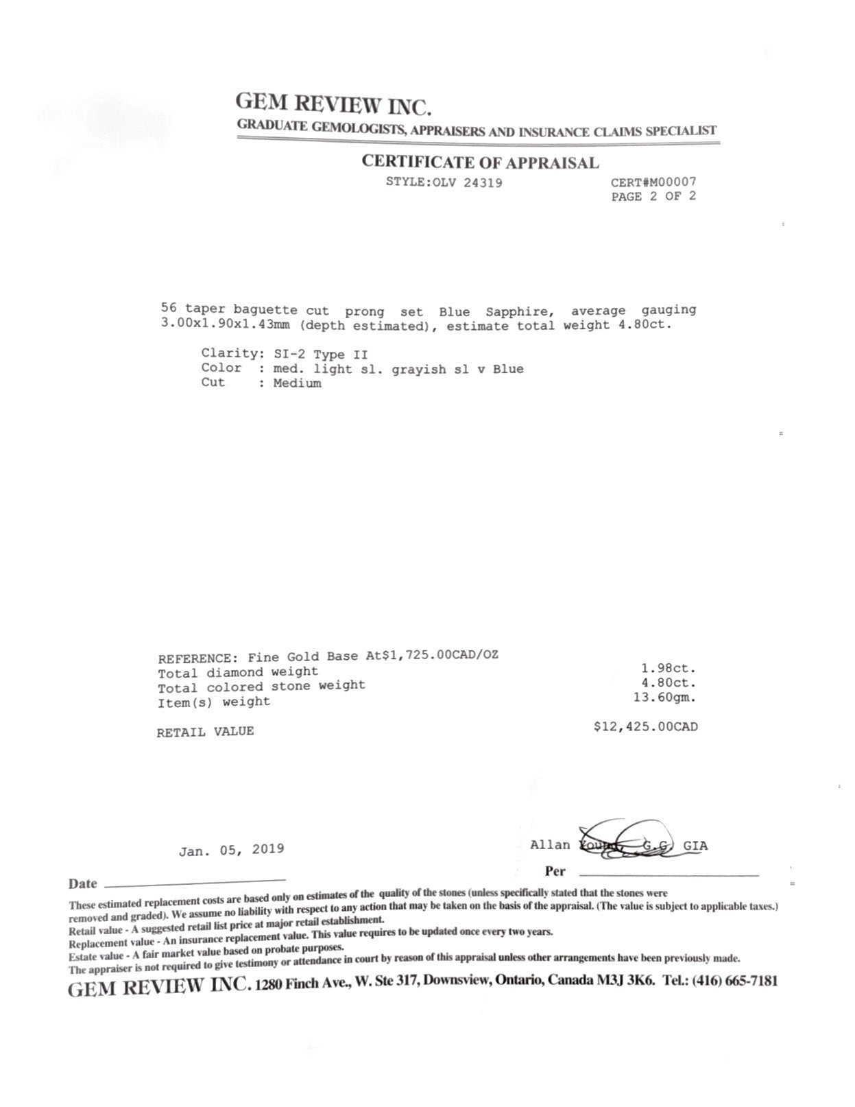 Blue Sapphire and Diamond Drop Earrings