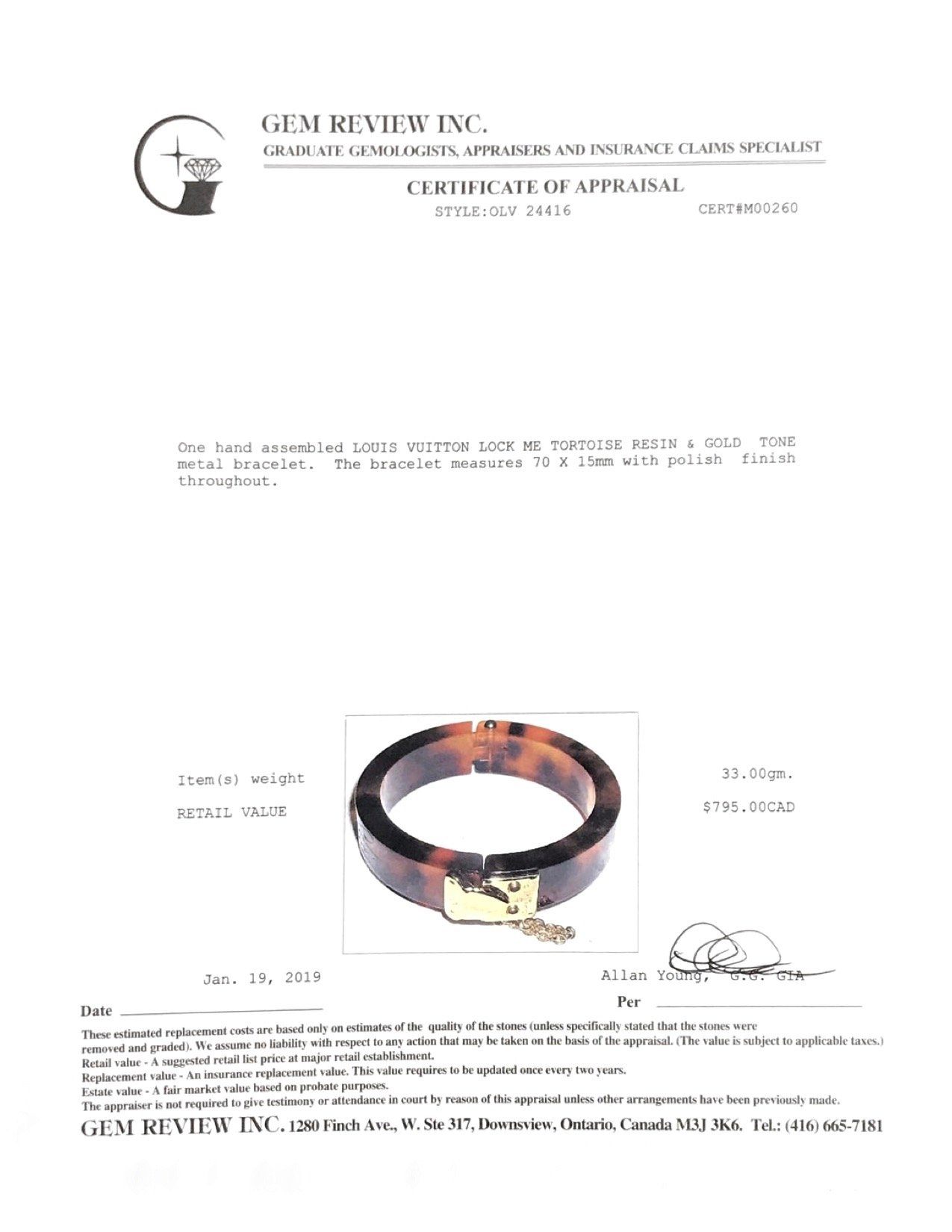 Louis Vuitton Lock Me Bracelet