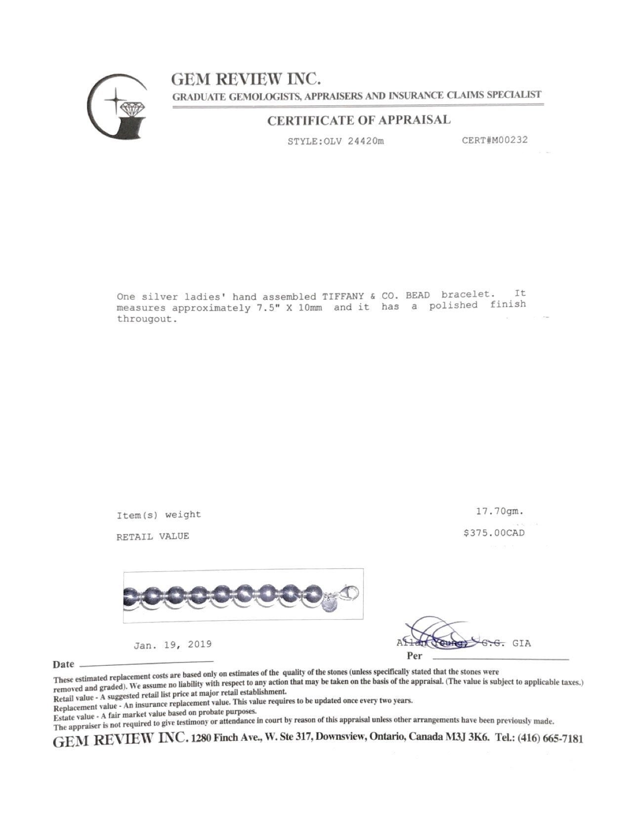 Tiffany & Co. HardWear Ball Bracelet