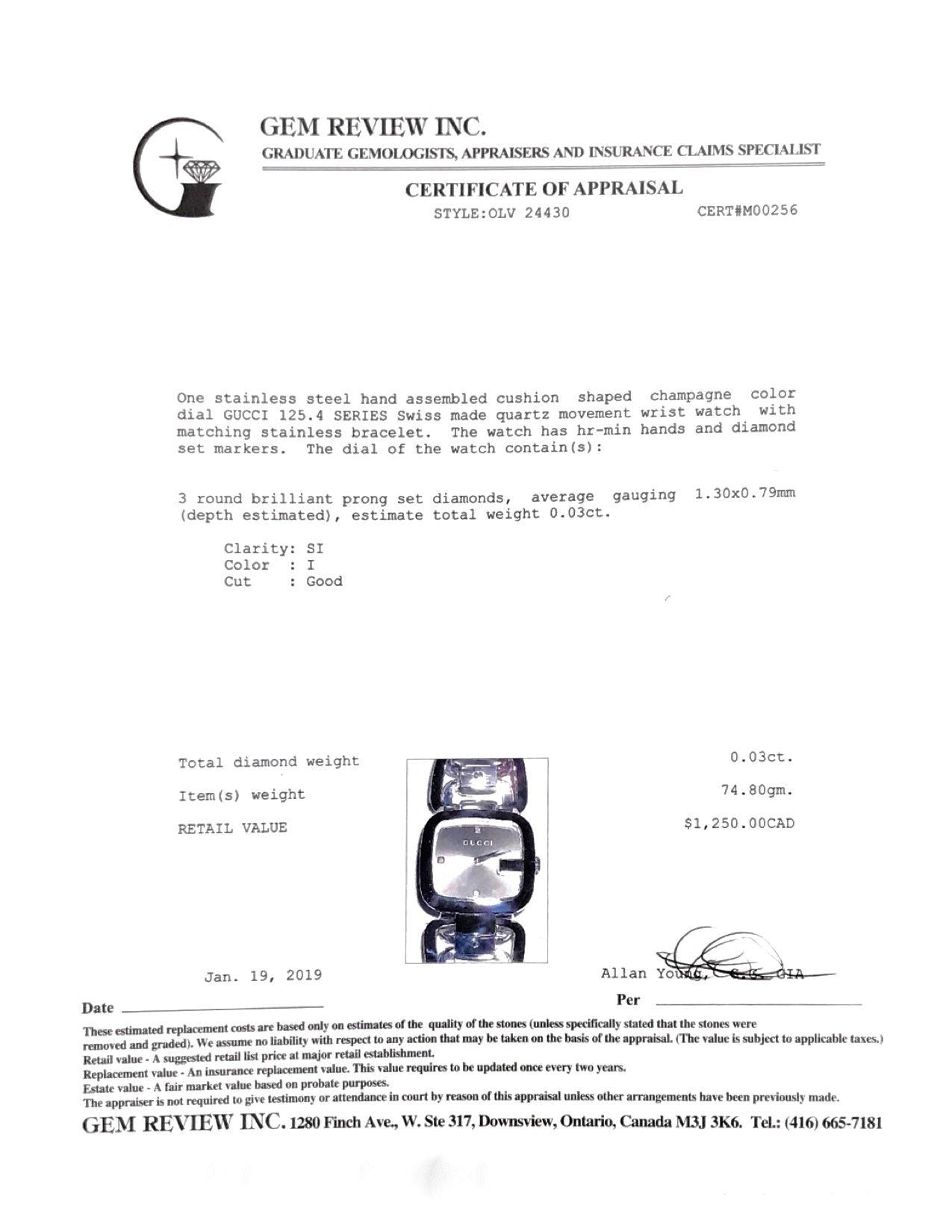 Gucci G Series 125.4 Watch