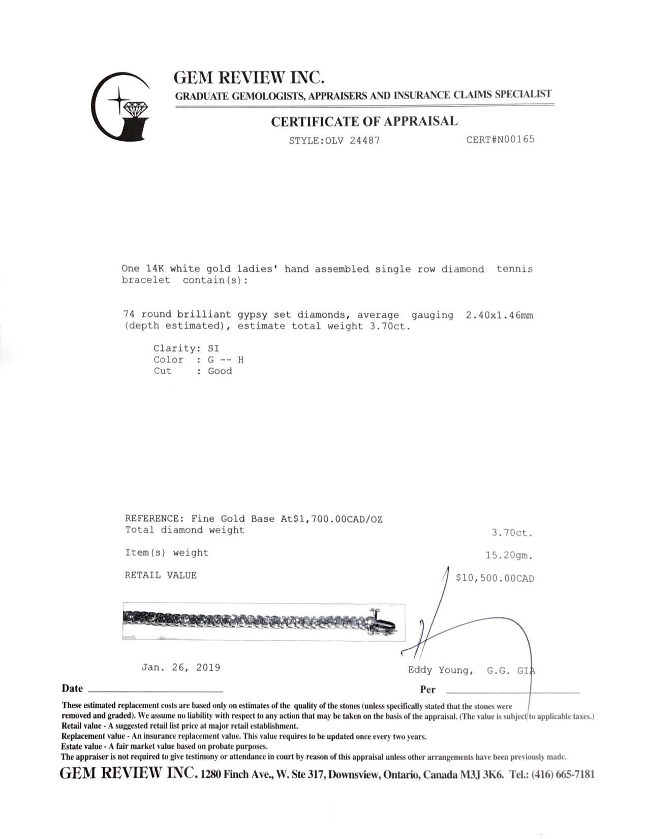 Diamond Tennis Bracelet