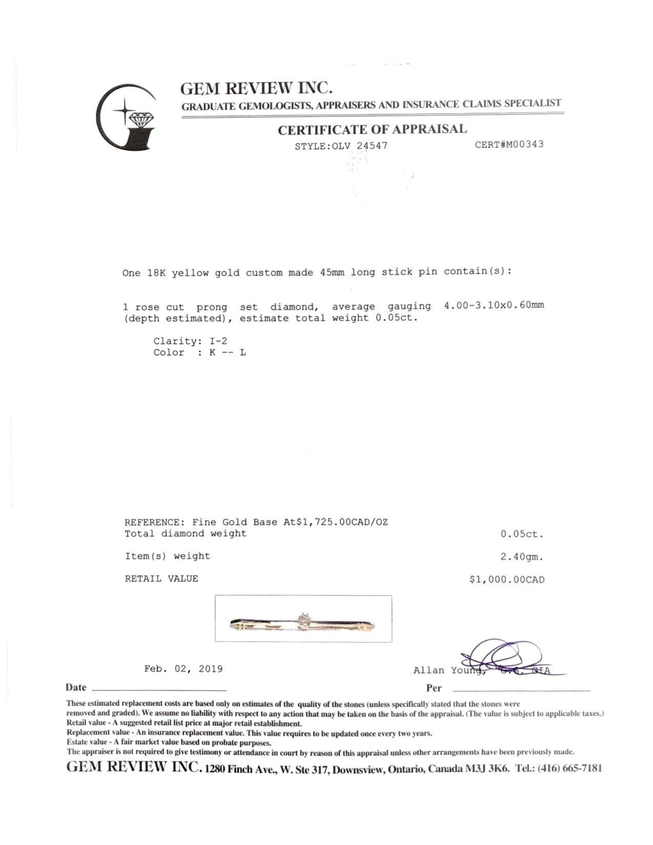 Antique Rose Cut Diamond Bar Brooch