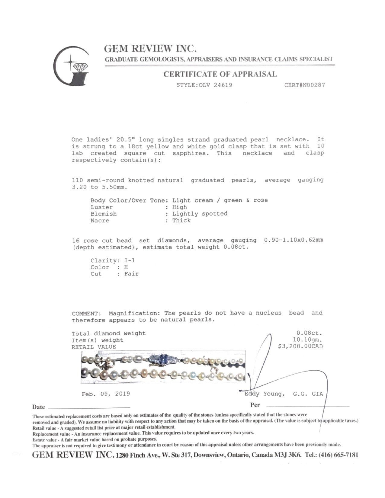 Antique Pearl Necklace