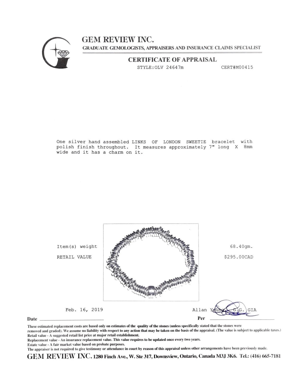 Links of London Sweetie Charm Bracelet