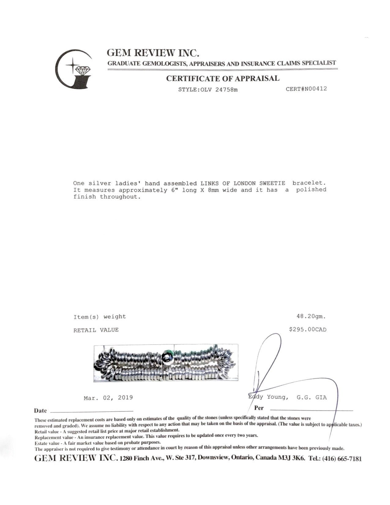 Links of London Sweetie Charm Bracelet