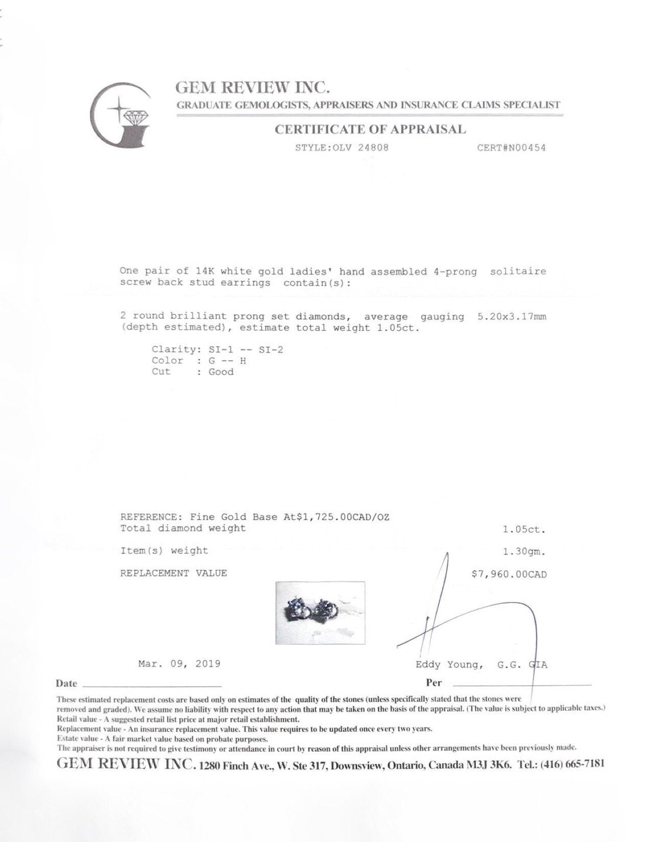 Diamond Stud Earrings