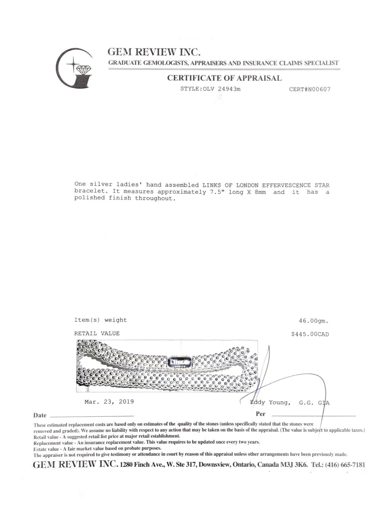 Links of London Effervescence Star Bracelet