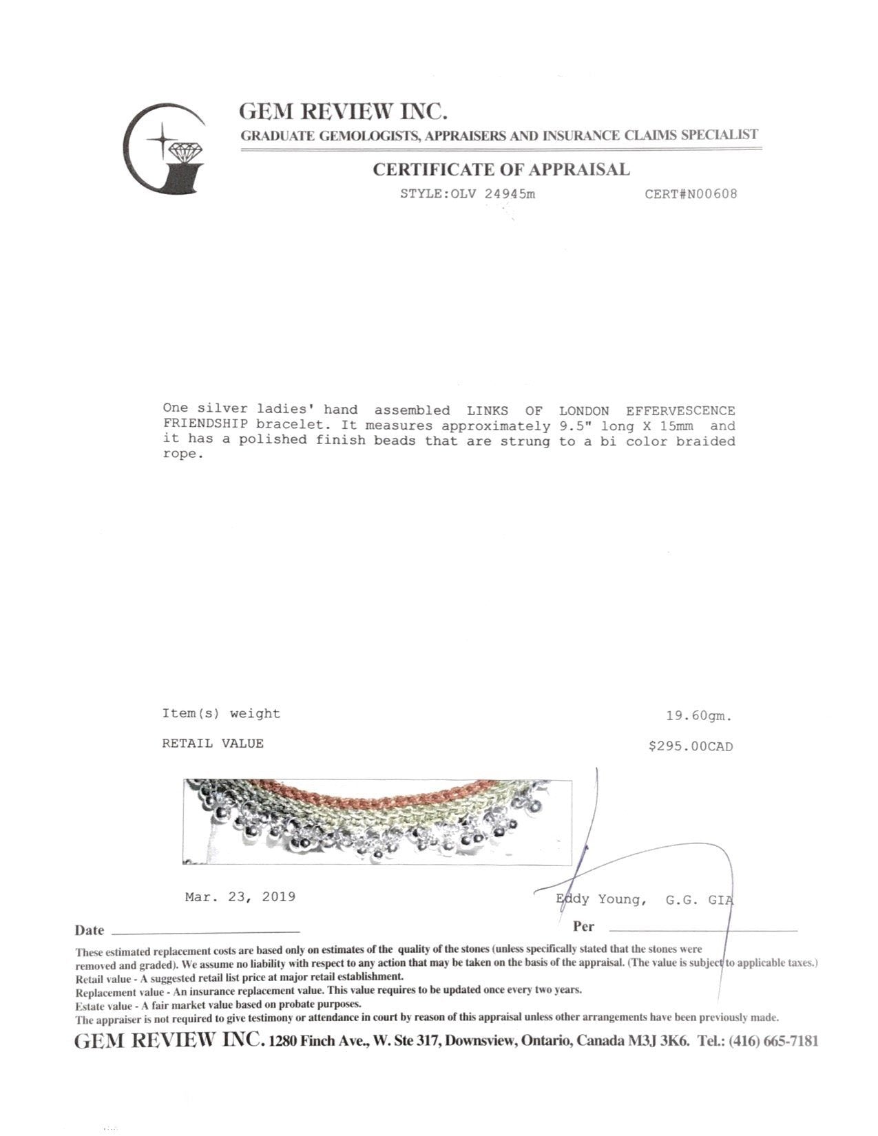 Links of London Effervescence Friendship Bracelet