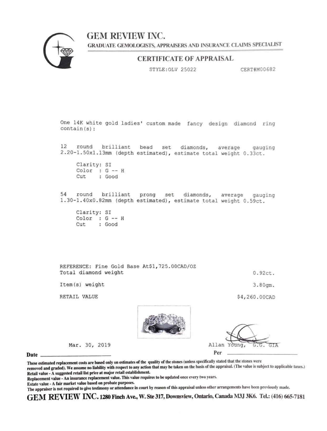 Diamond Infinity Link Band Ring