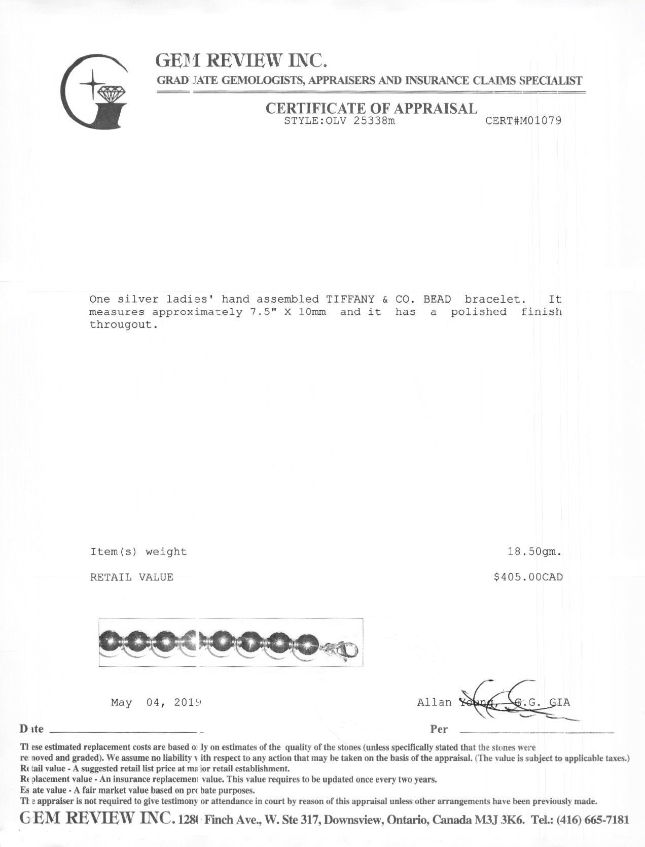 Tiffany & Co. HardWear Ball Bracelet