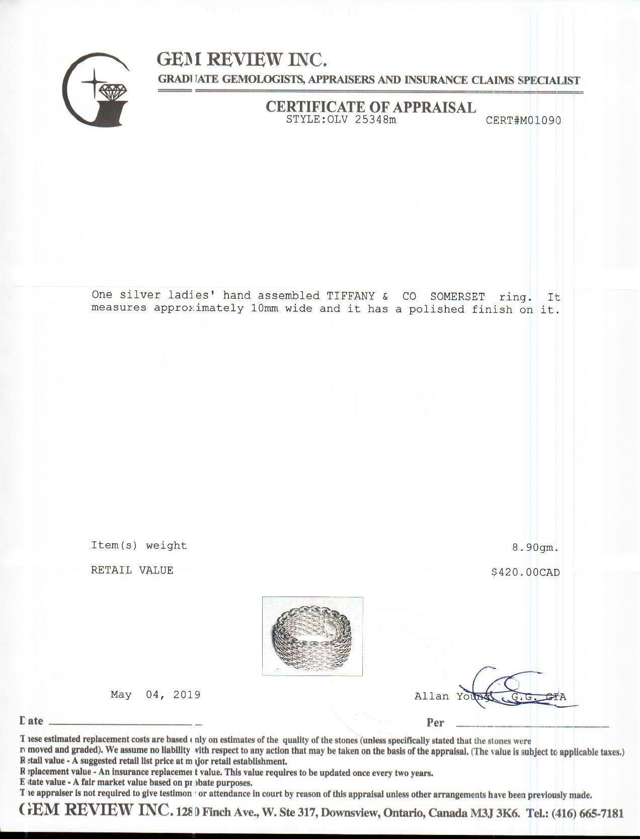 Tiffany & Co. Somerset Ring